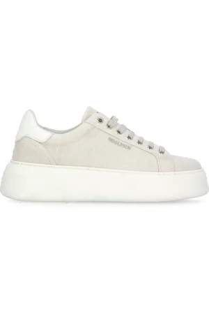 Woolrich Schoenen, Dames, , 40 EU, Katoen, Katoenen Sneakers met Logodetail