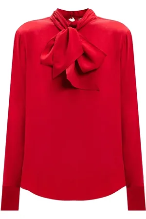 Twin-Set Blouses & Shirts, Dames, Rood, M, Katoen, Casual Katoenen Overhemd voor Mannen