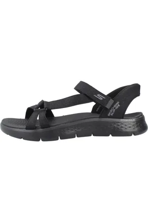 Skechers Schoenen, Dames, Zwart, 37 EU, Flex Sandalen voor Loopcomfort