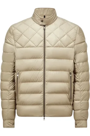 Moncler Jassen, Heren, , 2Xl, Polyester, Leren Bikerjack