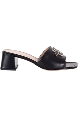 BALDININI Schoenen, Dames, Zwart, 39 EU, Zwarte hak sandalen