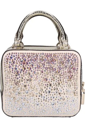 Guess Tassen, Dames, Geel, ONE Size, Leer, Tassen.. Gouden