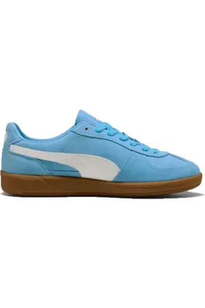 PUMA Schoenen, Heren, Blauw, 45 EU, Leer, Palermo OG Team Light Sneakers