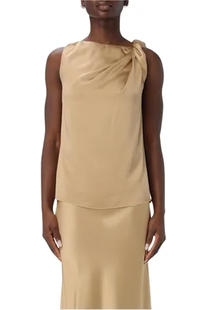 LIVIANA CONTI Tops, Dames, , M, Geknoopte Mouwloze Blouse