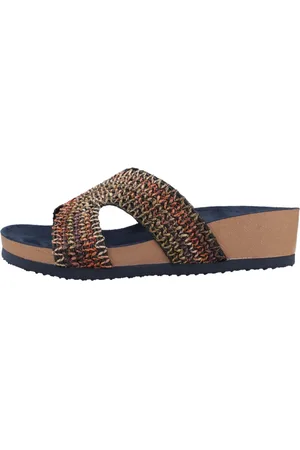 Gioseppo Schoenen, Dames, Blauw, 38 EU, Pacific Sleehak Sandaal