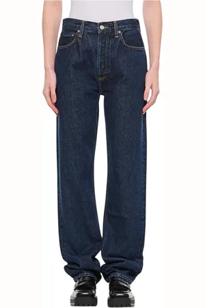 AGOLDE Jeans, Dames, Blauw, W25, Denim, Vintage High Rise Loose Fit Jeans