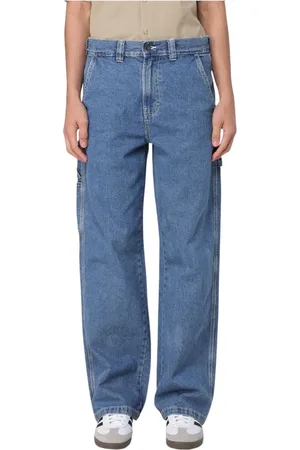 Dickies Jeans, Heren, Blauw, W29, Denim, Klassieke Blauwe Denim Jeans
