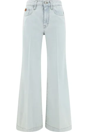 Jacob Cohen Jeans, Dames, Blauw, W25, Wijde Pijp Jeans Casual Stijl