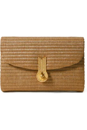 AMATO DANIELE Tassen, Dames, Bruin, ONE Size, Stijlvolle Queen Clutch Tas