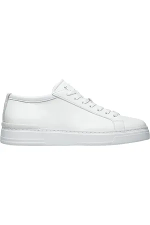 Fabi Schoenen, Heren, Wit, 44 EU, Leer, Witte uitdaging sneaker lichte zool