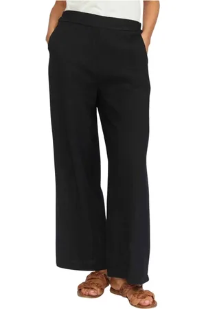 2-Biz Broeken, Dames, Zwart, S, Relaxed Fit Zwarte Broek Skyle. Hs 25