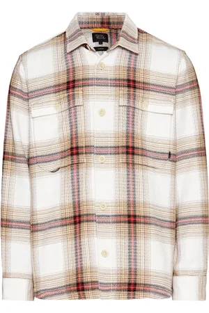 Camel Active Overhemden, Heren, Veelkleurig, L, Overshirt met zijzakken