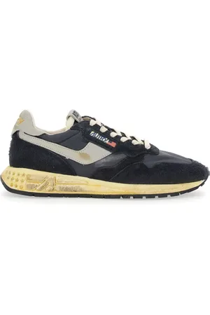 Autry Schoenen, Heren, Zwart, 43 EU, Suède, Reel Wind Super Vintage Low Top Sneakers