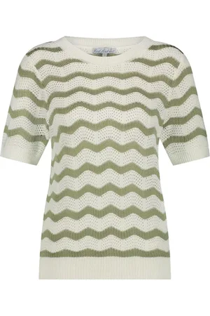 Red Button Truien, Dames, Groen, XL, Zigzag Zomertrui