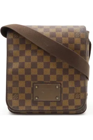 LOUIS VUITTON Pre-owned, Heren, Bruin, ONE Size, Pre-owned Canvas shoulder-bags