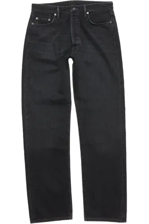 Acne Studios Jeans, Heren, Zwart, W33 L32, Stijlvolle 5-pocket broek