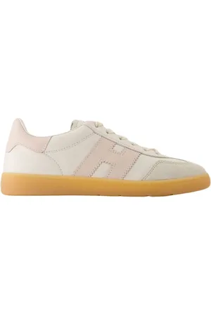 Hogan Schoenen, Dames, Wit, 41 EU, Leer, Coole Leren Sneakers - Wit