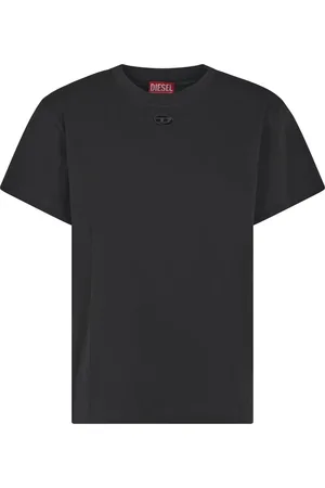Diesel Tops, Dames, Zwart, M, Katoen, Stijlvolle T-Marey Tops en Polo