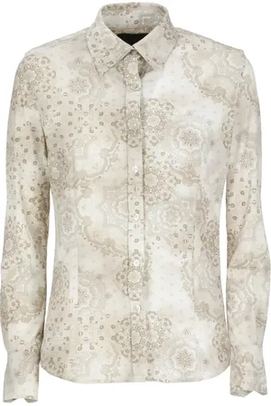 RRD Blouses & Shirts, Dames, , XS, Shirt met Kraag en Patroon