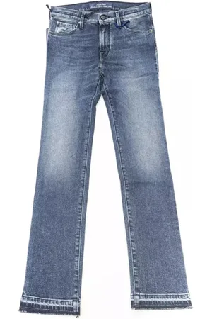 Jacob Cohen Jeans, Dames, Blauw, W26, Katoen, Blauwe Slim Fit Dames Jeans