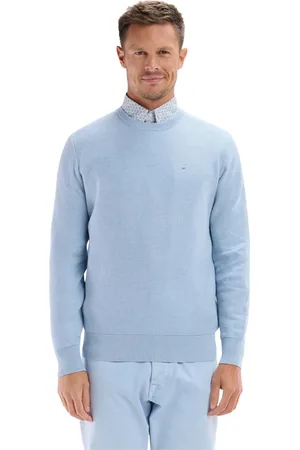 Eden Park Truien, Heren, Blauw, S, Katoen, Sweatshirts & Hoodies