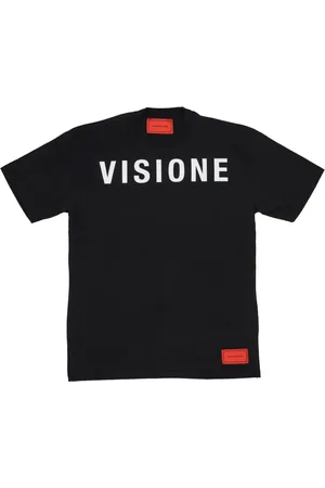 Vision Of Super Tops, Heren, Zwart, L, Katoen, Zeemeermin Print Zwart T-shirt