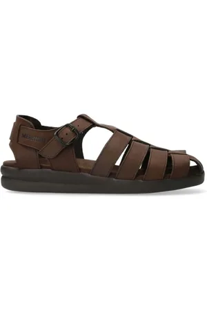 Mephisto Schoenen, Heren, Bruin, 40 EU, Leer, Donkerbruine herensandaal