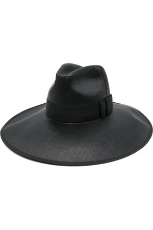Alexander McQueen Accessoires, Dames, Zwart, M, Zwarte hoeden met viscose samenstelling