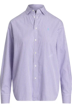 Ralph Lauren Blouses & Shirts, Dames, Paars, XS, Stijlvolle Overhemden Collectie