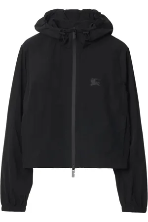Burberry Jassen, Dames, Zwart, M, Zwarte Driehoek Stijl Zonnebril