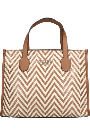 Guess Tassen, Dames, Bruin, ONE Size, Leer, Tassen.. Bruin