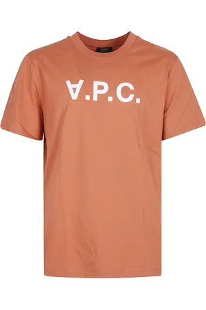 A.P.C. Tops, Heren, Oranje, M, Grand VPC T-Shirt