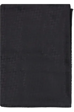Lanvin Accessoires, Dames, Zwart, ONE Size, Zwarte Sjaal