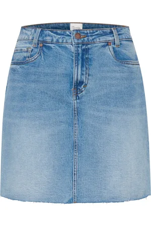 My Essential Wardrobe Rokken, Dames, Blauw, M, Denim, Lichtblauwe Retro Wassing Denim Rok