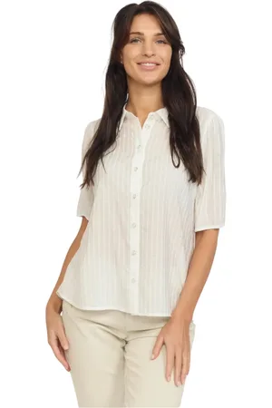 2-Biz Blouses & Shirts, Dames, , L, Cloud Studs Gestreept Overhemd
