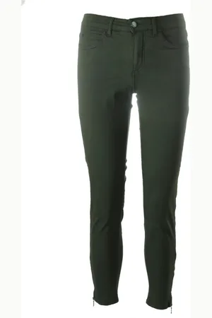 C.ro Broeken, Dames, Grijs, S, Katoen, Magic Fit Army 7/8 Broek