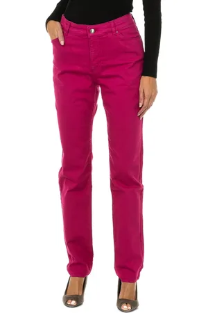 Emporio Armani Jeans, Dames, Roze, W35, Denim, Slim Fit Denim Jeans