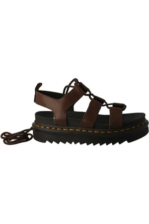 Dr. Martens Schoenen, Dames, Bruin, 40 EU, Leer, Bruine Nartilla Dames Gladiator Sandaal