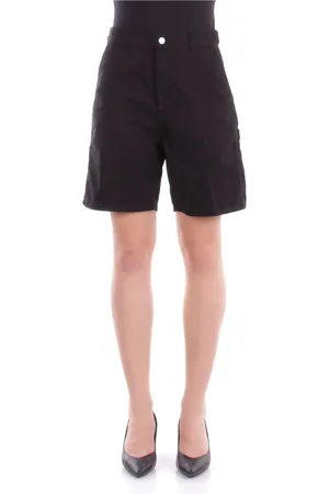 Carhartt Korte broeken, Dames, Zwart, W24, Katoen, Shorts met rits en zakken