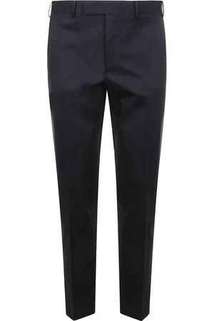 PT Torino Broeken, Heren, Blauw, L, Katoen, Witte zomerbroek voor een gepolijste look