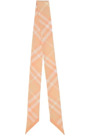 Burberry Accessoires, Dames, , ONE Size, Iconische Tartan Patroon Zijden Sjaal