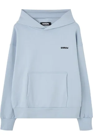 BARROW Sweatshirts & Hoodies, Heren, Blauw, S, Blauwe bedrukte achterkant trui