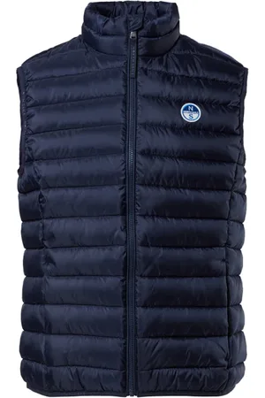 North Sails Jassen, Heren, Blauw, 3Xl, Blauwe Mouwloze Trui Skye