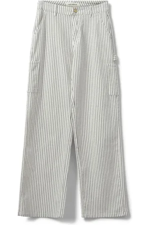 Sofie Schnoor Broeken, Dames, Veelkleurig, S, Katoen, Cargo Geïnspireerde Gestreepte Broek