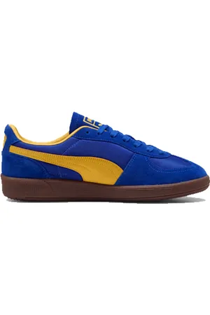 PUMA Schoenen, Heren, Blauw, 45 EU, Vintage Vivid & Sunny Yellow Sneakers