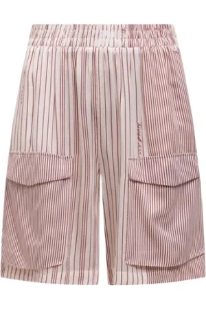 Twin-Set Korte broeken, Dames, Veelkleurig, M, Gestreepte shorts voor vrouwen
