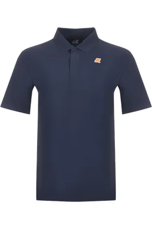 K-Way Tops, Heren, Blauw, S, Blauwe Swing Polo Shirt