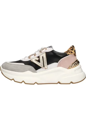 Emanuélle vee Schoenen, Dames, Veelkleurig, 36 EU, Leer, Sneakers Multi Colour