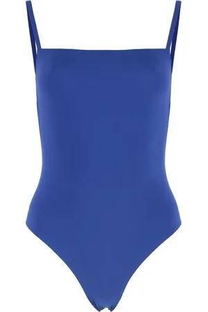 Lido Badkleding, Dames, Blauw, S, Vierkante hals Eendelig badpak