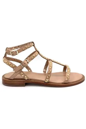 Ash Schoenen, Dames, , 37 EU, Leer, Leren Sandaal met Gesp Sluiting